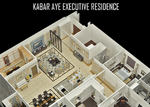 3D | KER Type K 3D Bird’s Eye View, Yangon