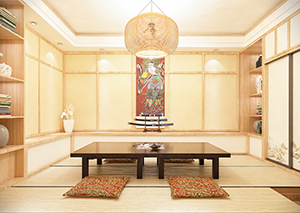 3D | KER Type K Japanese & Shrine Room, Yangon