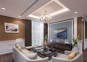 3D | KER Type L Living, Dining, Kitchen Area